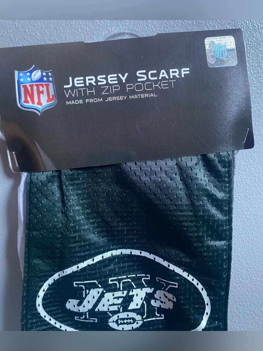 NFL New York NY Jets Jersey Scarf Green/White logo